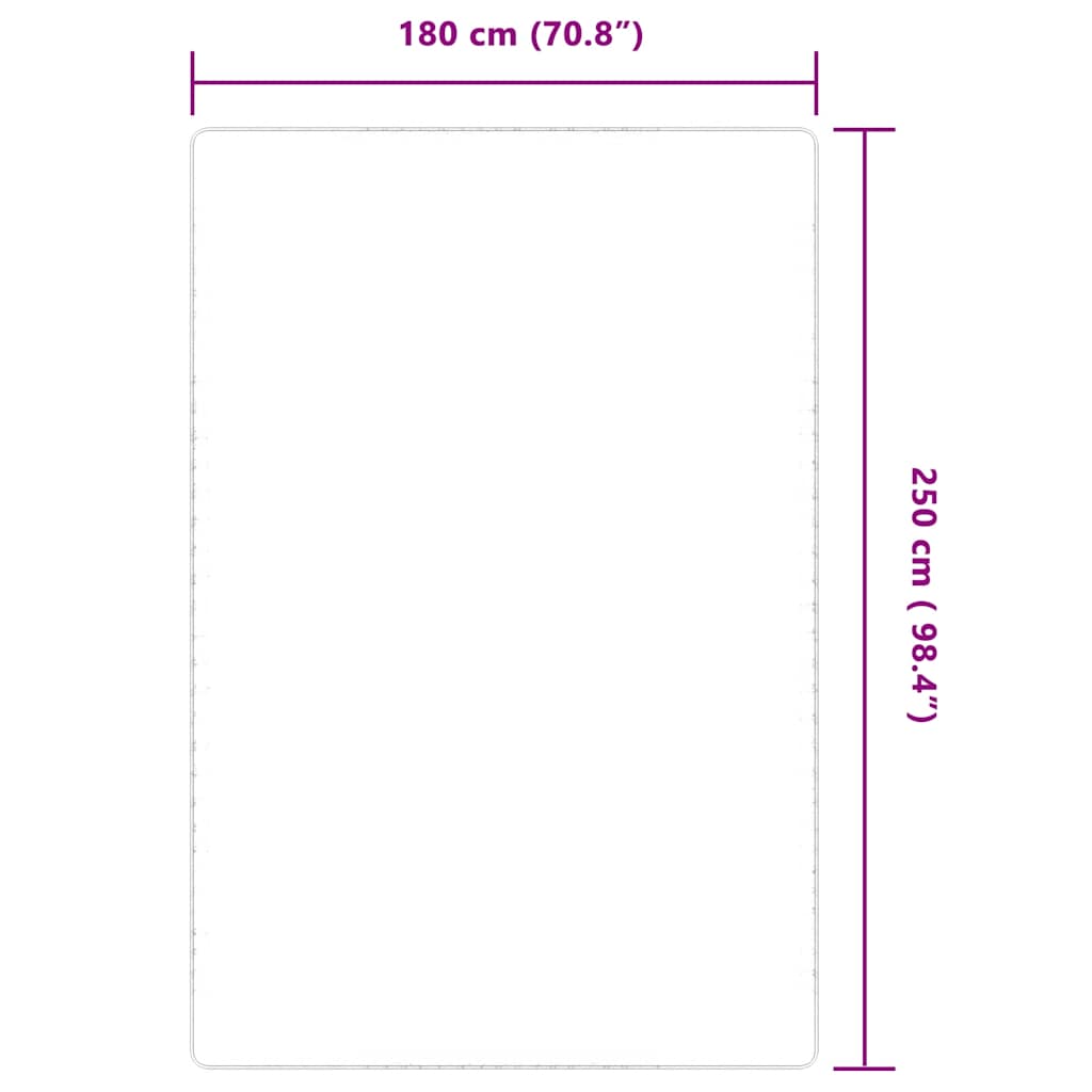 Alfombra de yute con reverso de látex gris 180x250 cm