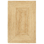Alfombra hecha a mano de yute 180x250 cm