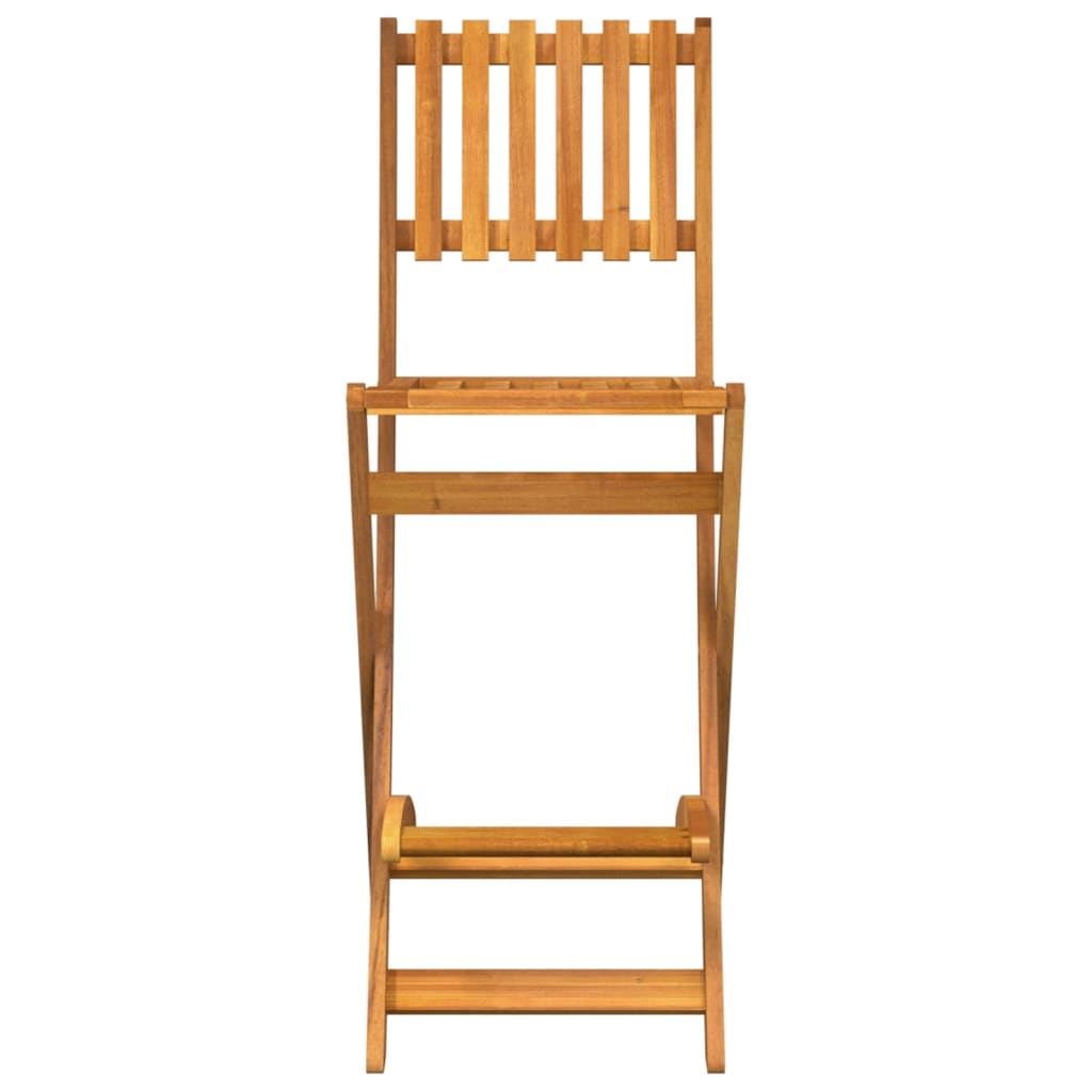 Juego muebles de bar de jardín 3 piezas madera maciza de acacia