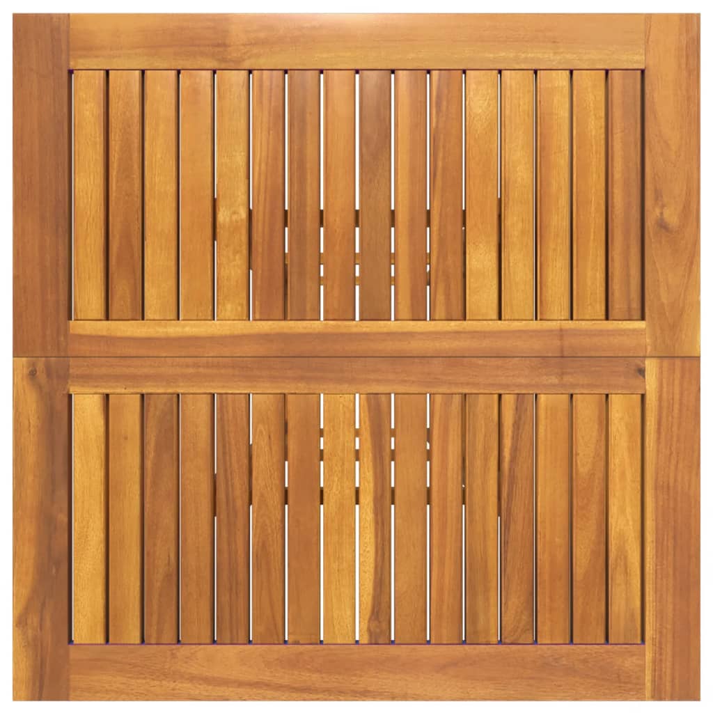 Juego muebles de bar de jardín 3 piezas madera maciza de acacia