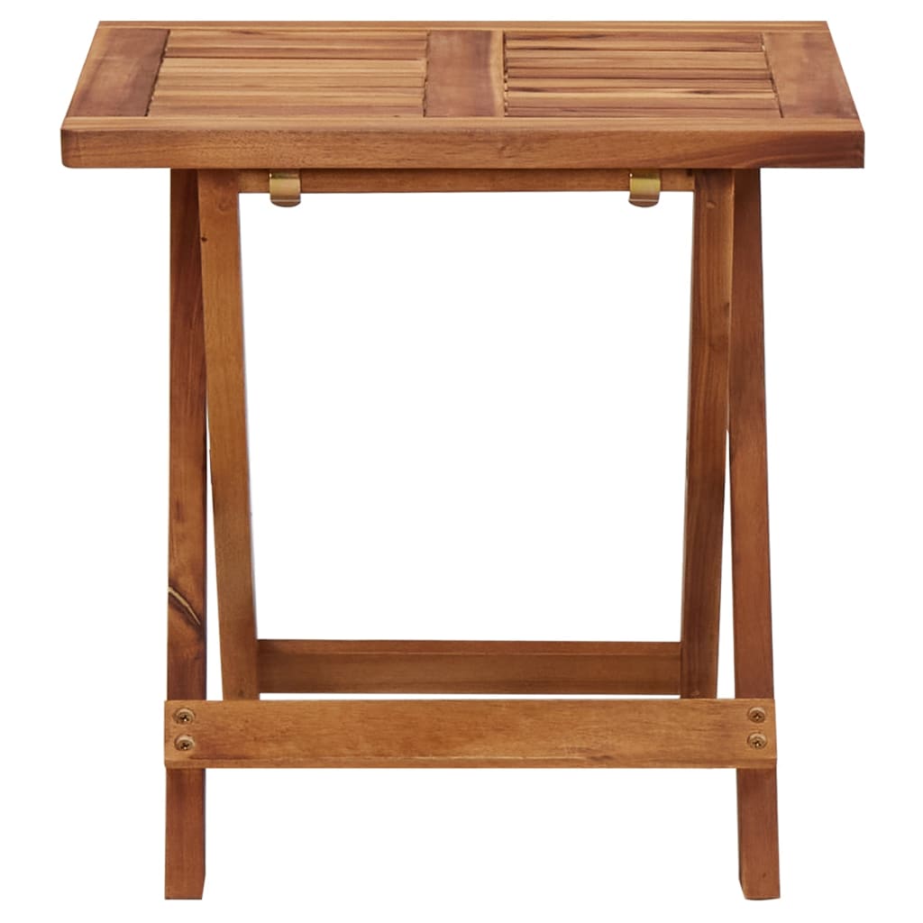 Set de tumbonas con mesita 2 uds madera maciza de acacia