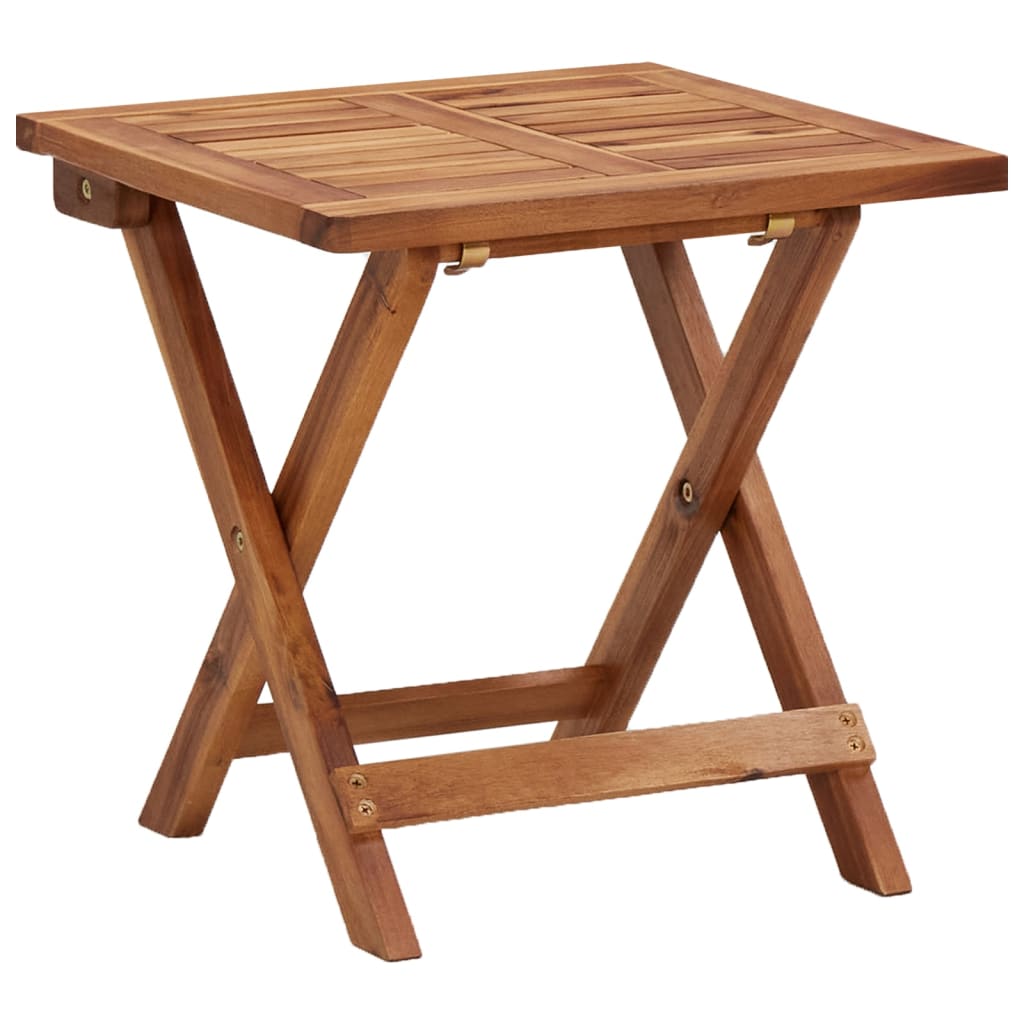 Set de tumbonas con mesita 2 uds madera maciza de acacia
