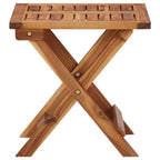 Set de tumbonas con mesita 2 uds madera maciza de acacia