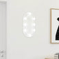 Espelho com luzes LED vidro arco 60x40 cm