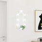 Espelho com luzes LED vidro arco 60x40 cm