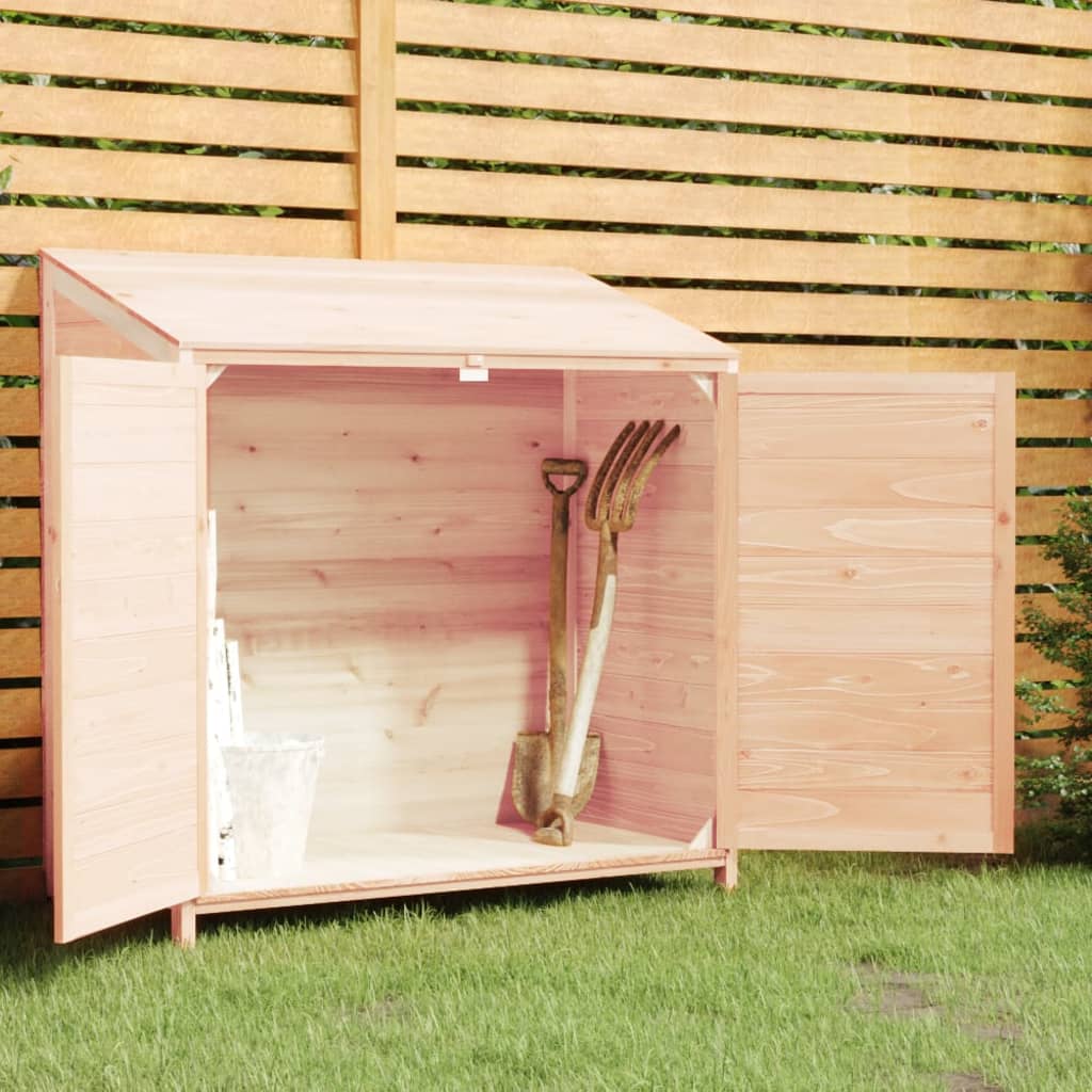 Cobertizo de jardín madera abeto maciza antracita 102x52x112 cm