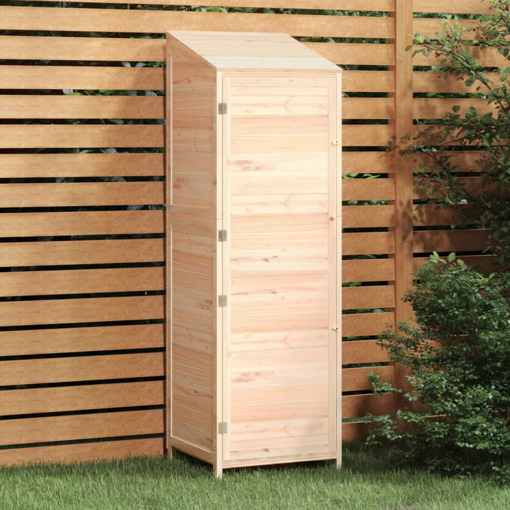 Cobertizo de jardín madera abeto maciza antracita 102x52x112 cm