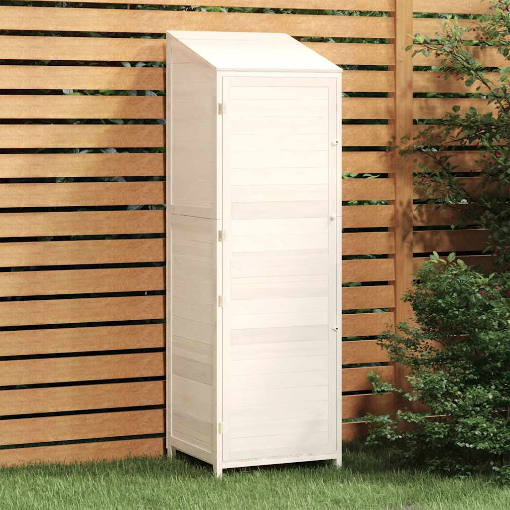 Cobertizo de jardín madera abeto maciza antracita 102x52x112 cm