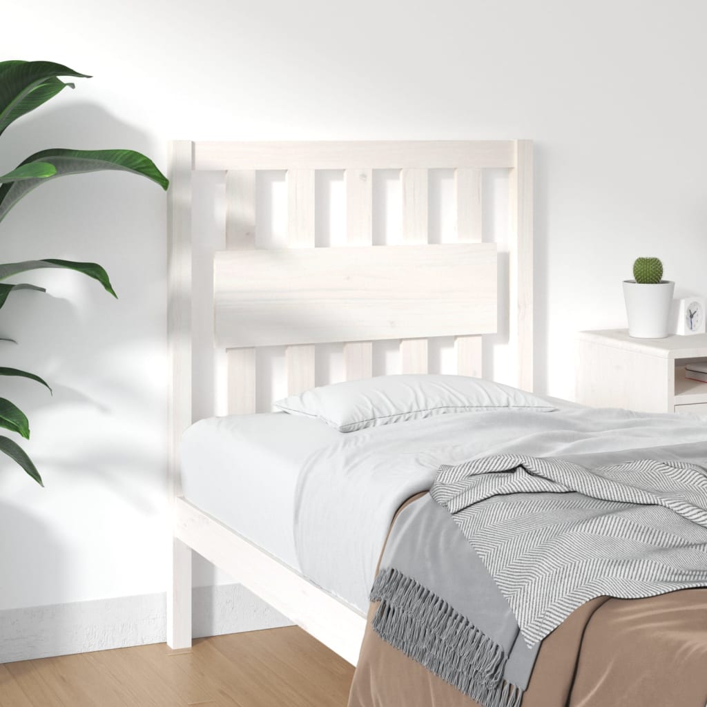 Cabecero de cama madera maciza de pino 105,5x4x100 cm