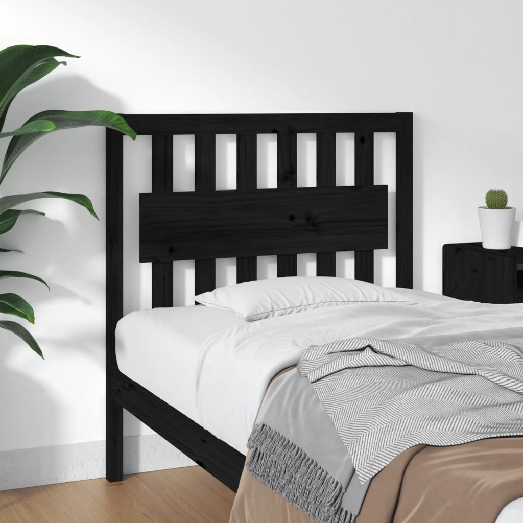 Cabecero de cama madera maciza de pino 105,5x4x100 cm