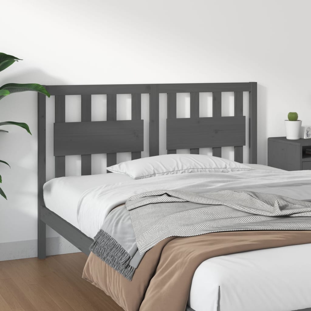 Cabecero de cama madera maciza de pino 105,5x4x100 cm
