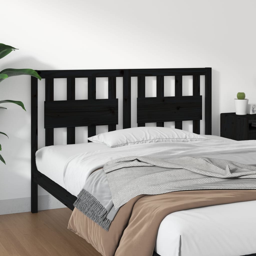 Cabecero de cama madera maciza de pino 105,5x4x100 cm