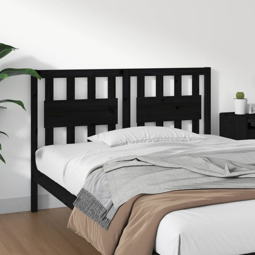 Cabecero de cama madera maciza de pino 105,5x4x100 cm