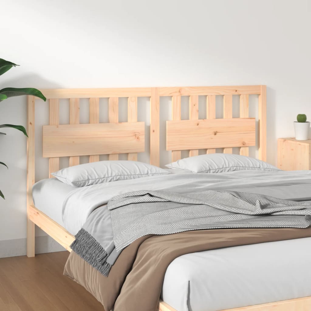 Cabecero de cama madera maciza de pino 105,5x4x100 cm