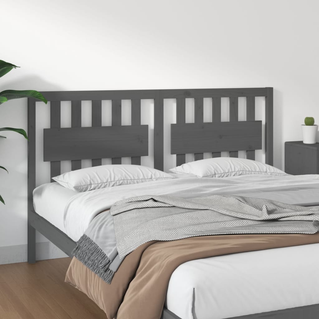 Cabecero de cama madera maciza de pino 105,5x4x100 cm