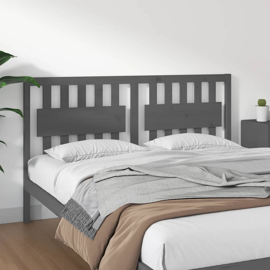 Cabecero de cama madera maciza de pino 105,5x4x100 cm