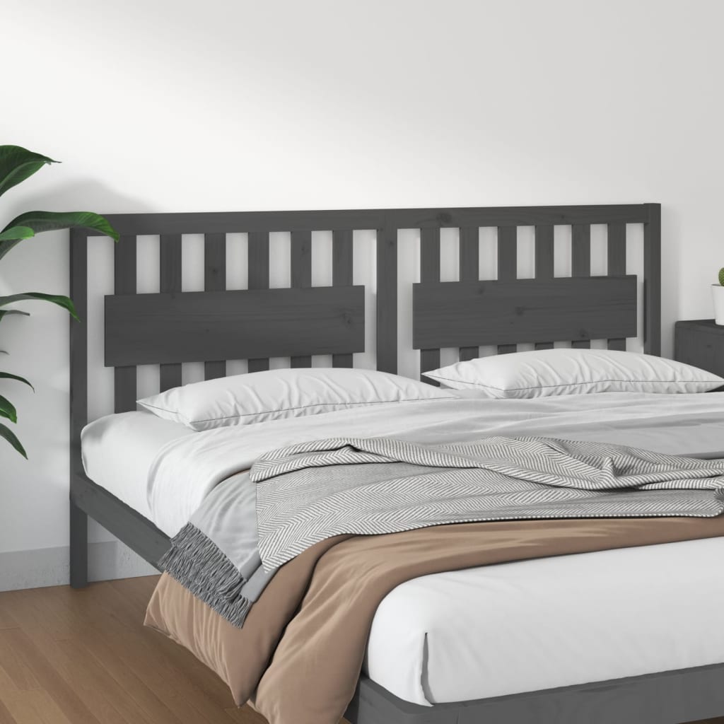 Cabecero de cama madera maciza de pino 105,5x4x100 cm