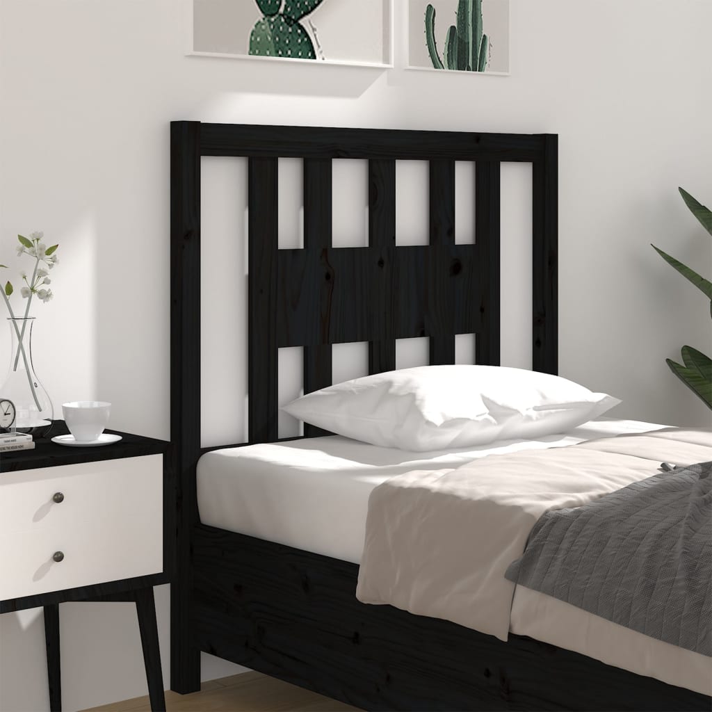 Cabecero de cama madera maciza de pino 105,5x4x100 cm