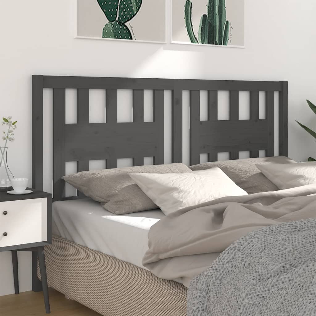 Cabecero de cama madera maciza de pino 105,5x4x100 cm