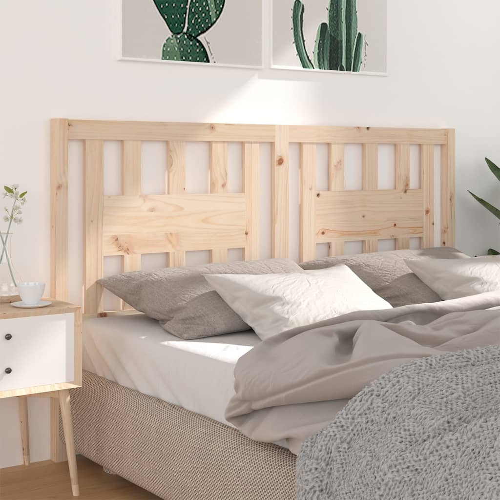 Cabecero de cama madera maciza de pino 105,5x4x100 cm