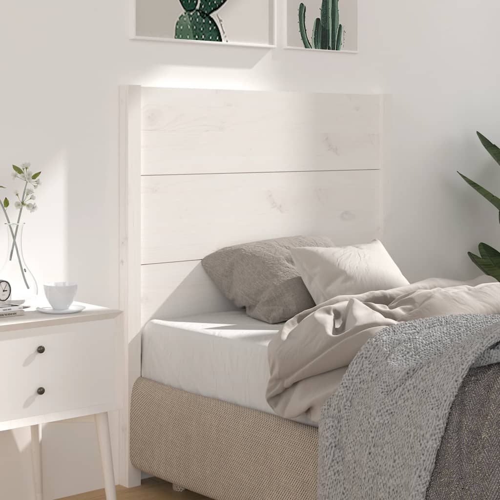 Cabecero de cama madera maciza de pino 105,5x4x100 cm