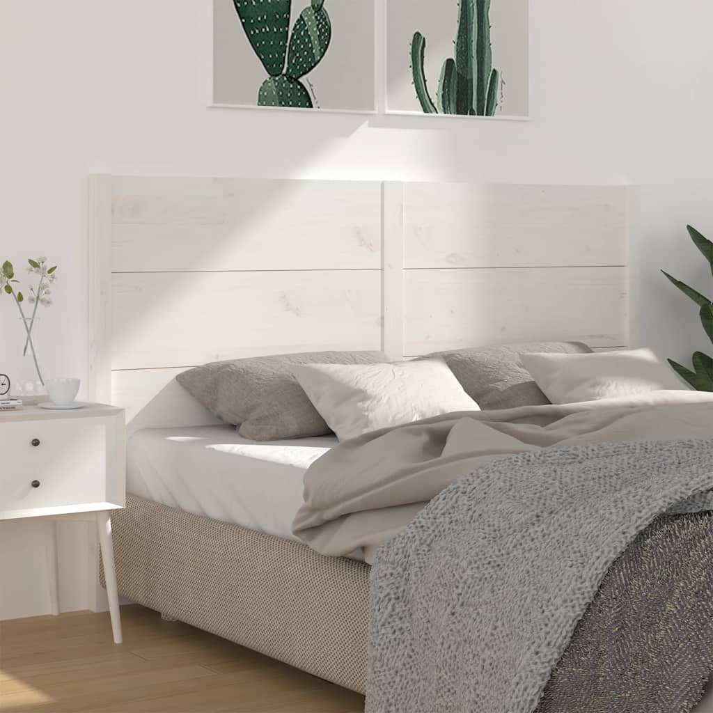 Cabecero de cama madera maciza de pino 105,5x4x100 cm