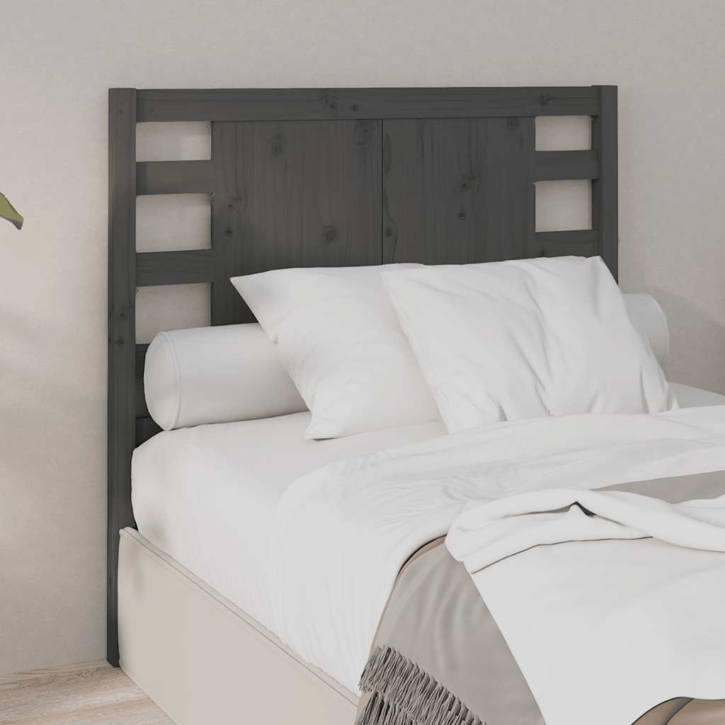 Cabecero de cama madera maciza de pino 105,5x4x100 cm