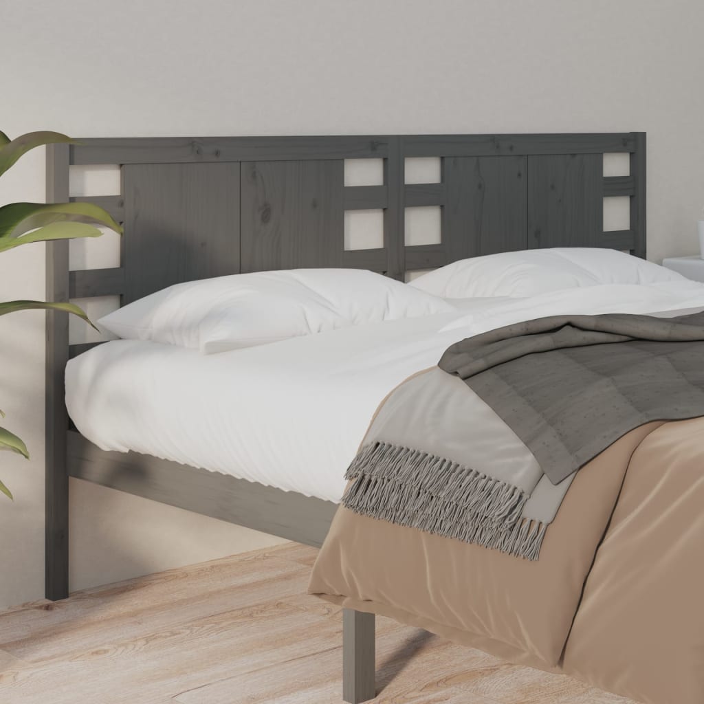 Cabecero de cama madera maciza de pino 105,5x4x100 cm