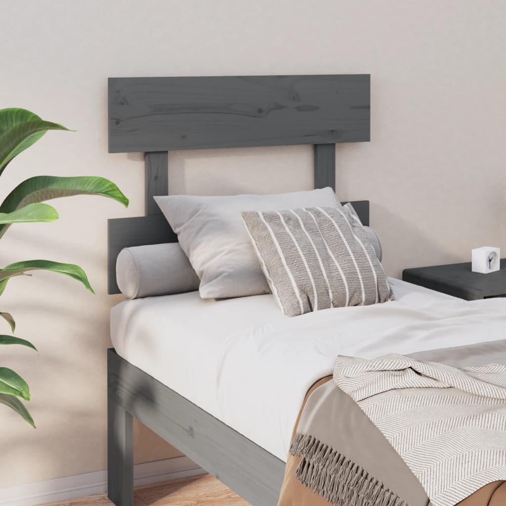 Cabecero cama madera contrachapada blanco brillo 200x1,5x80 cm