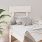 Gloss white plywood bed headboard 200x1.5x80 cm