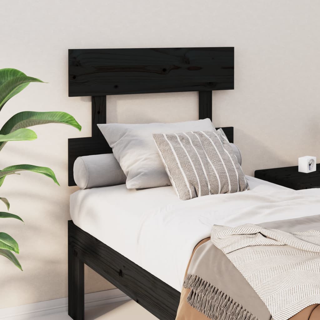 Cabecero cama madera contrachapada blanco brillo 200x1,5x80 cm