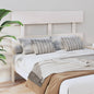 Gloss white plywood bed headboard 200x1.5x80 cm