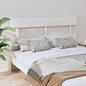Gloss white plywood bed headboard 200x1.5x80 cm