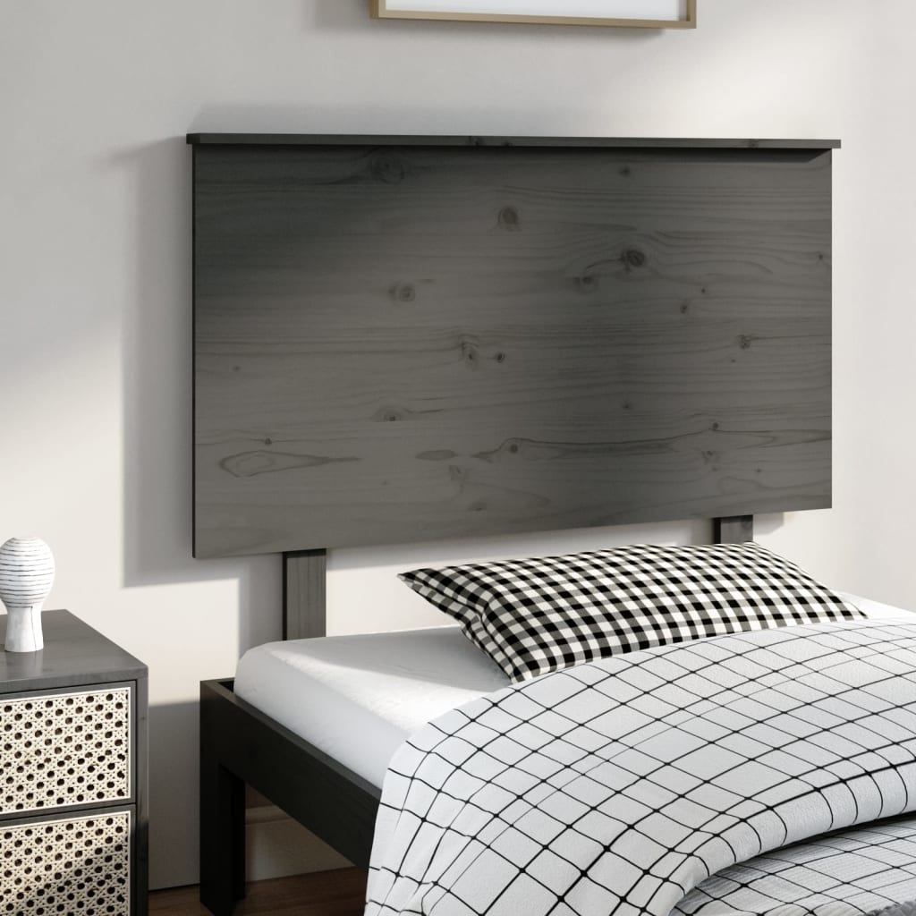 Cabecero de cama madera maciza de pino 105,5x4x100 cm