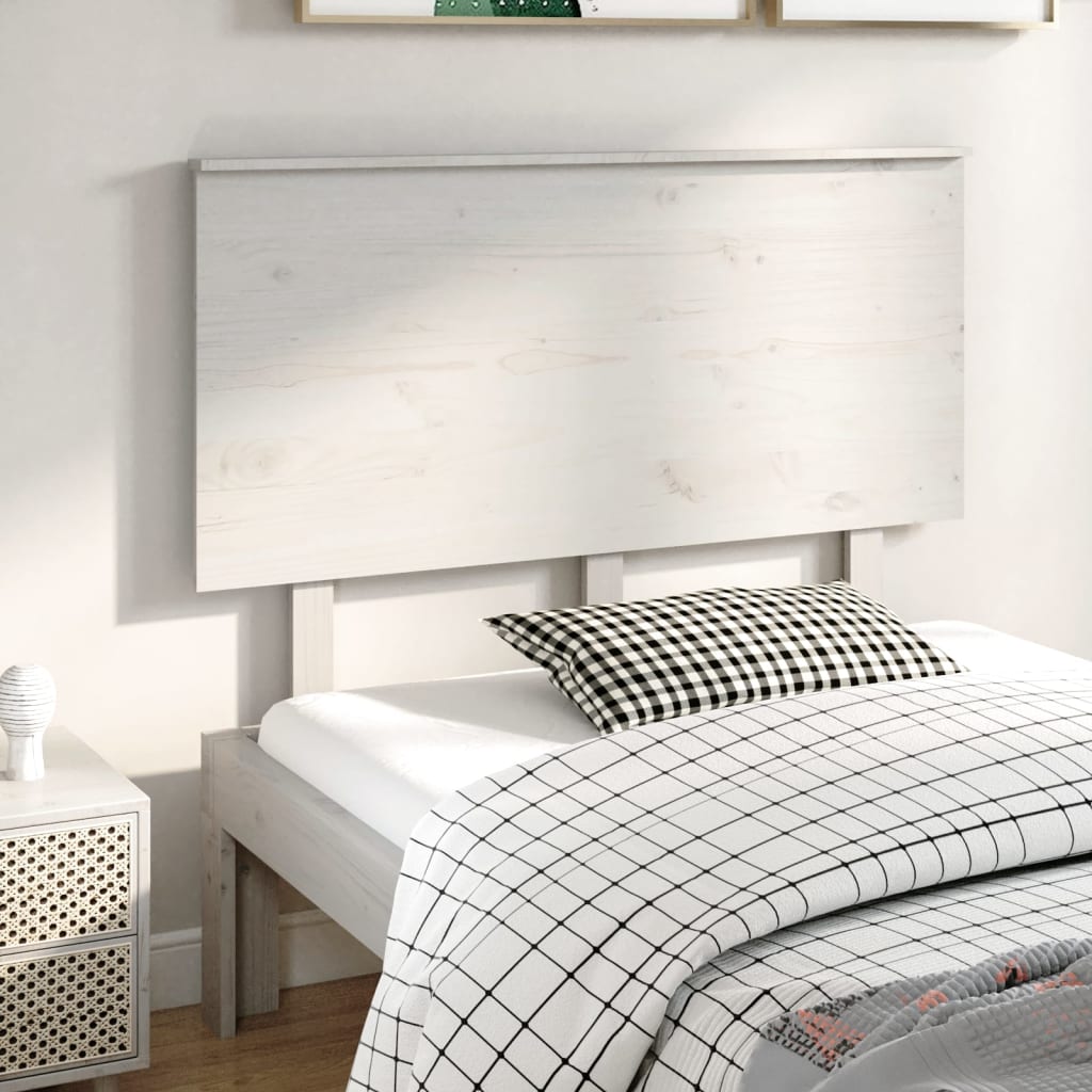 Cabecero de cama madera maciza de pino 105,5x4x100 cm