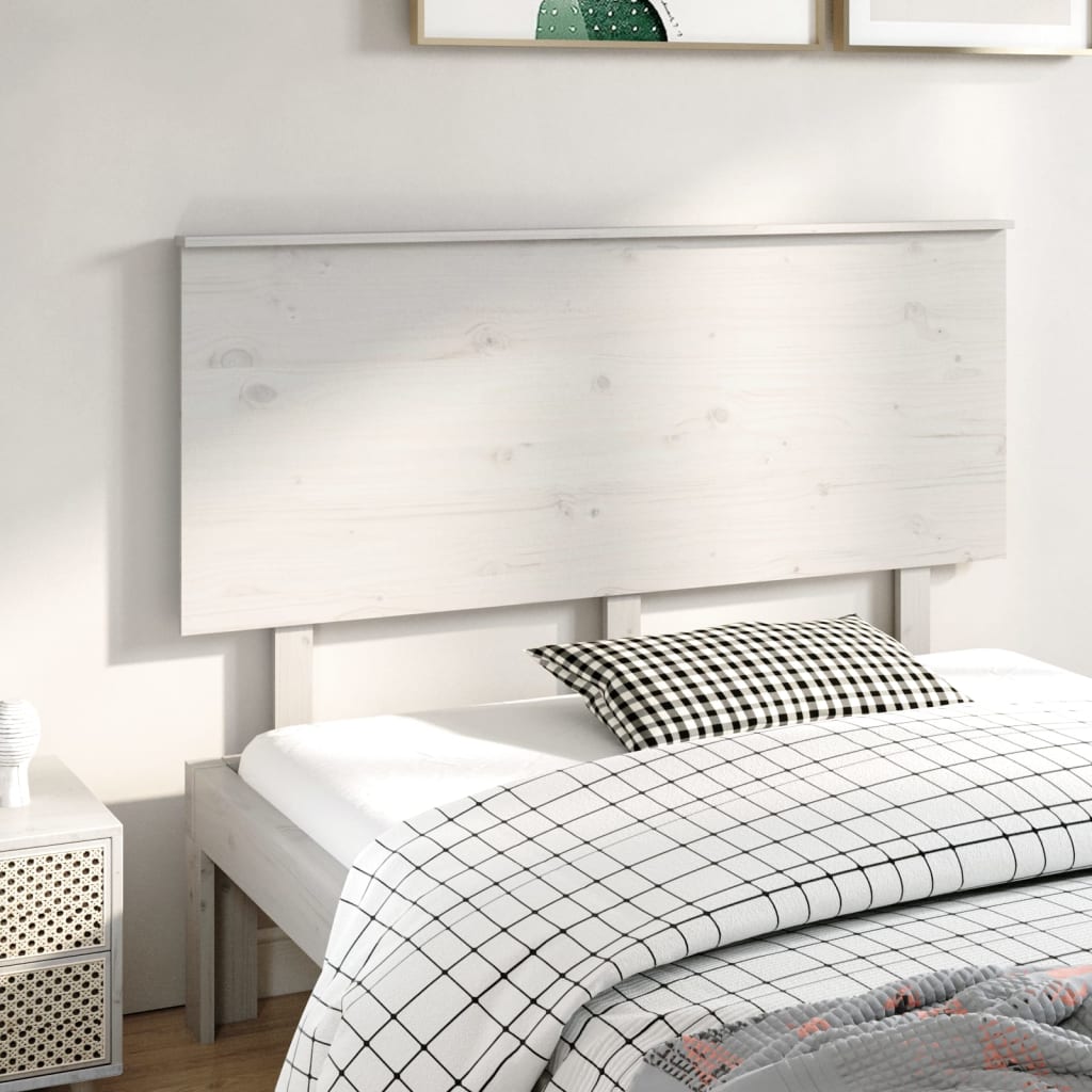 Cabecero de cama madera maciza de pino 105,5x4x100 cm