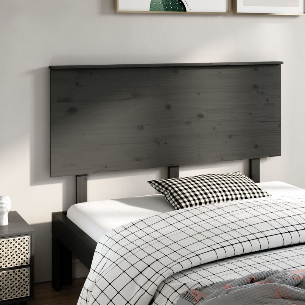 Cabecero de cama madera maciza de pino 105,5x4x100 cm