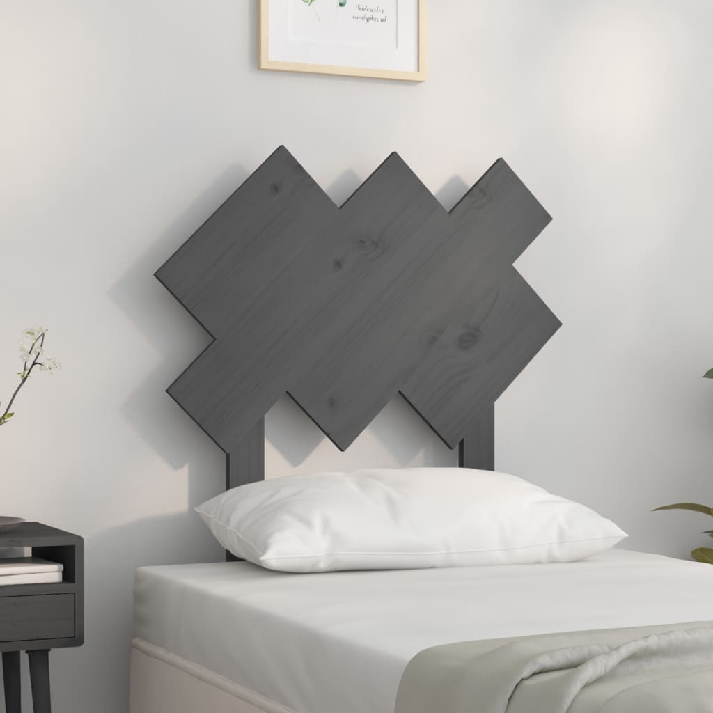 Cabecero cama madera contrachapada blanco brillo 200x1,5x80 cm