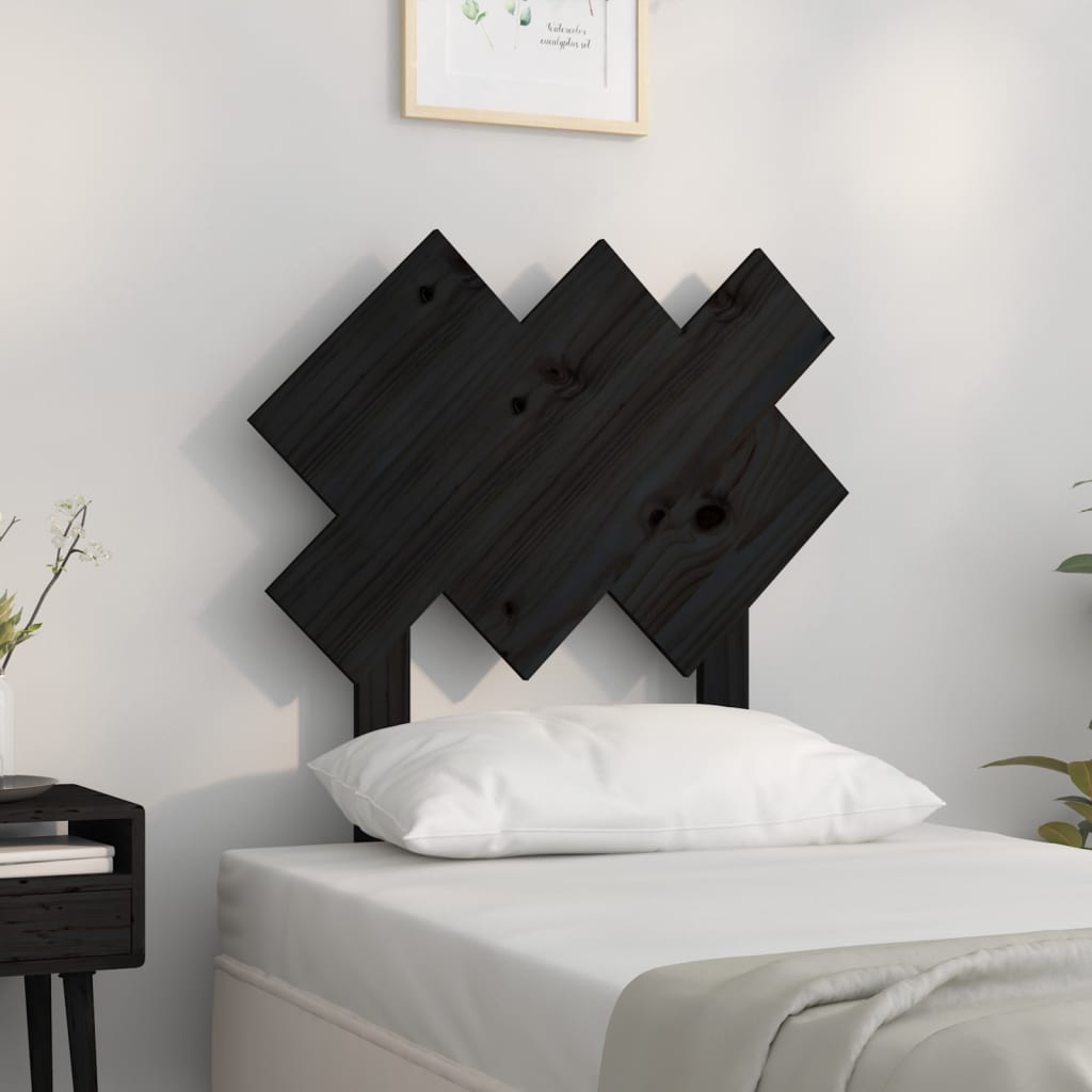 Cabecero cama madera contrachapada blanco brillo 200x1,5x80 cm