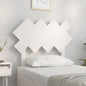 Gloss white plywood bed headboard 200x1.5x80 cm