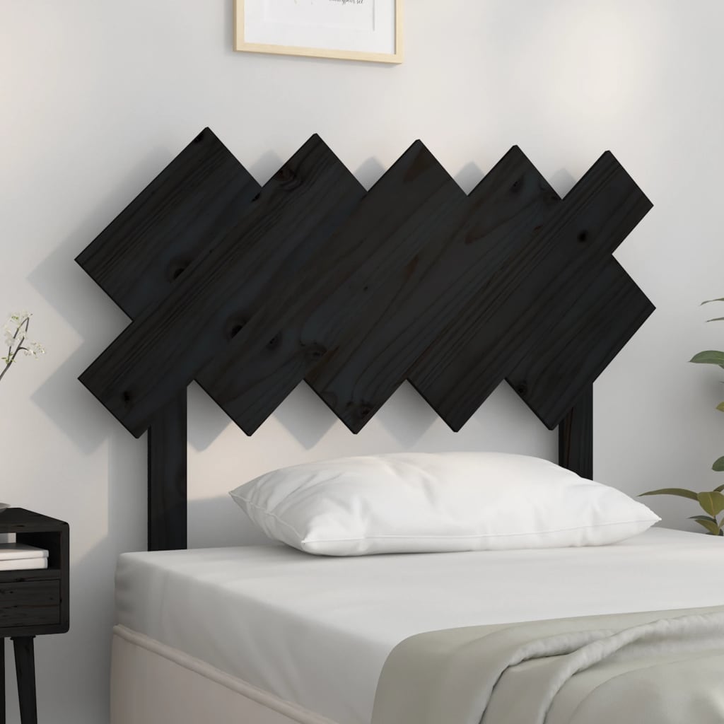 Cabecero cama madera contrachapada blanco brillo 200x1,5x80 cm