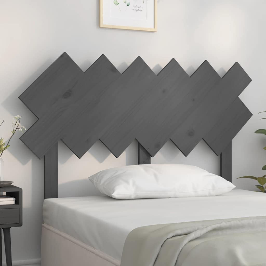 Cabecero cama madera contrachapada blanco brillo 200x1,5x80 cm