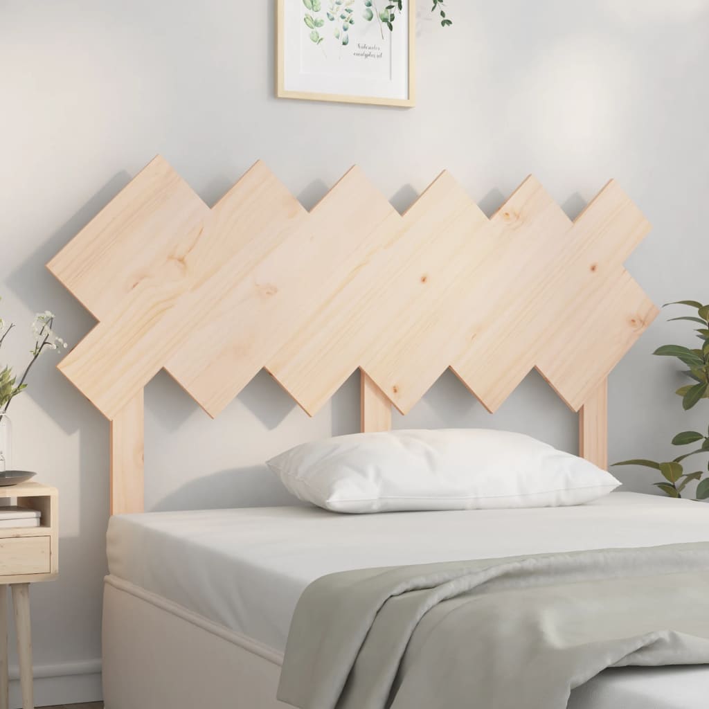 Cabecero cama madera contrachapada blanco brillo 200x1,5x80 cm