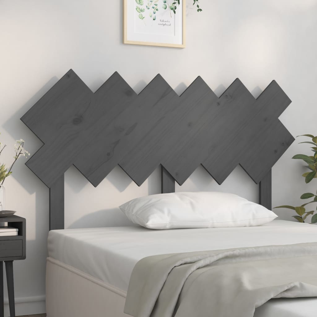 Cabecero cama madera contrachapada blanco brillo 200x1,5x80 cm