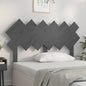 Gloss white plywood bed headboard 200x1.5x80 cm