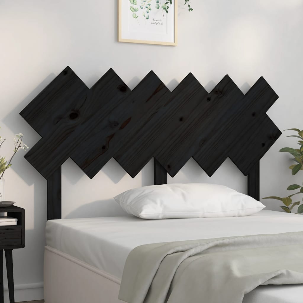 Cabecero cama madera contrachapada blanco brillo 200x1,5x80 cm