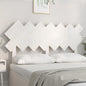 Gloss white plywood bed headboard 200x1.5x80 cm