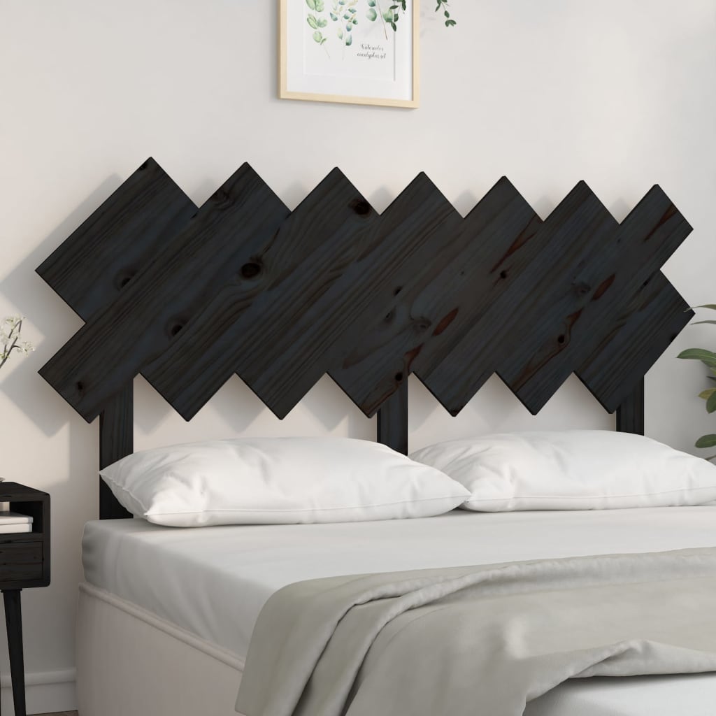 Cabecero cama madera contrachapada blanco brillo 200x1,5x80 cm