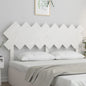 Gloss white plywood bed headboard 200x1.5x80 cm