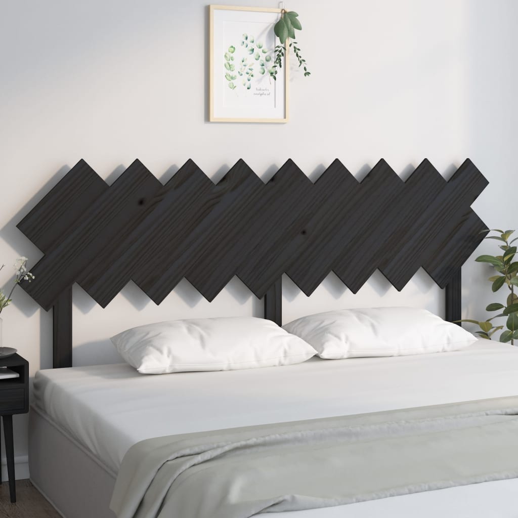 Cabecero cama madera contrachapada blanco brillo 200x1,5x80 cm